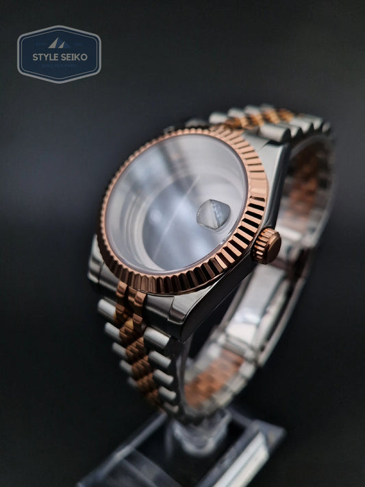 Datejust fodral roséguld jubileums-armbindel